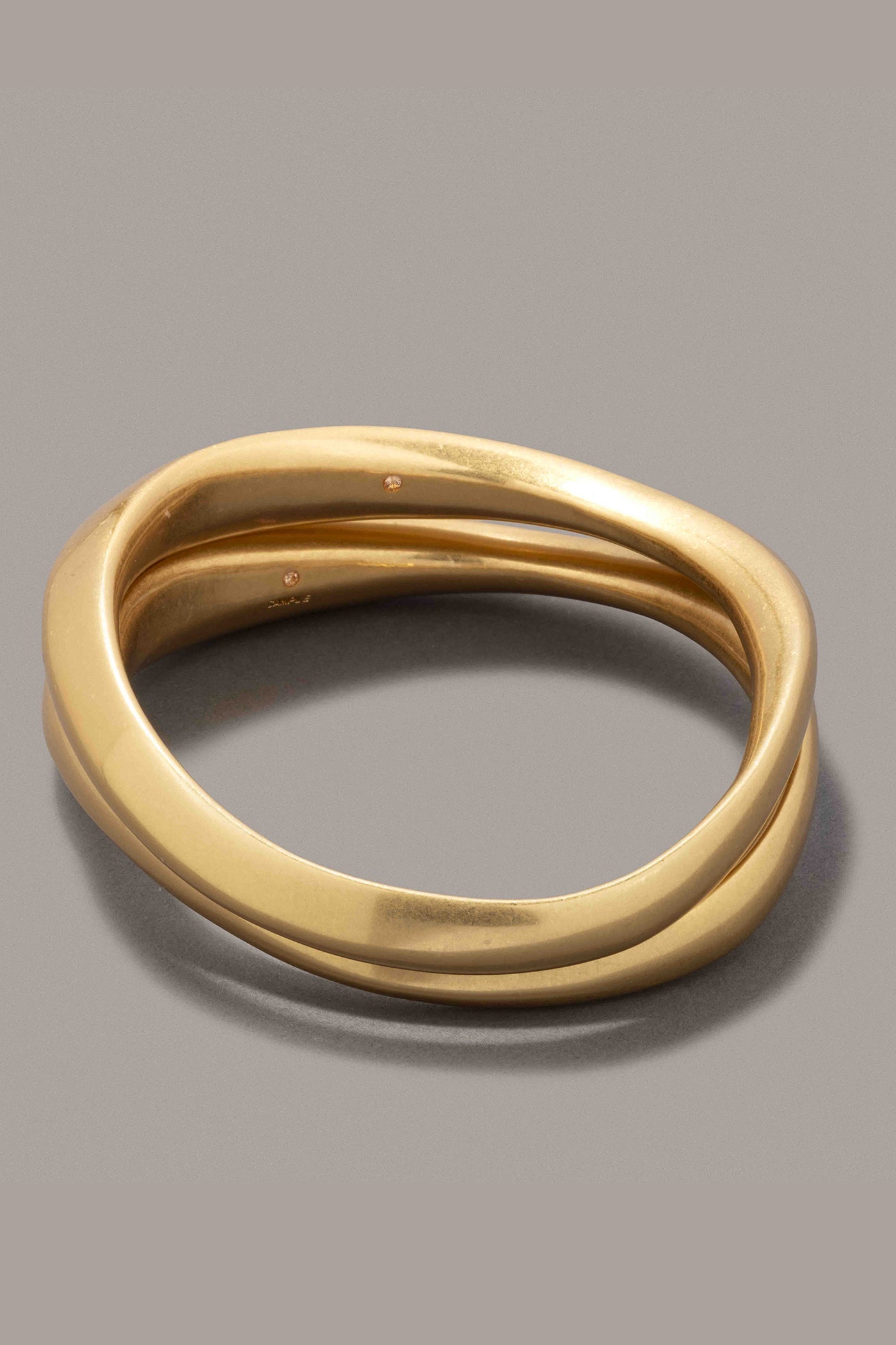 ORGANIC MOLTEN BANGLE BRACELETS