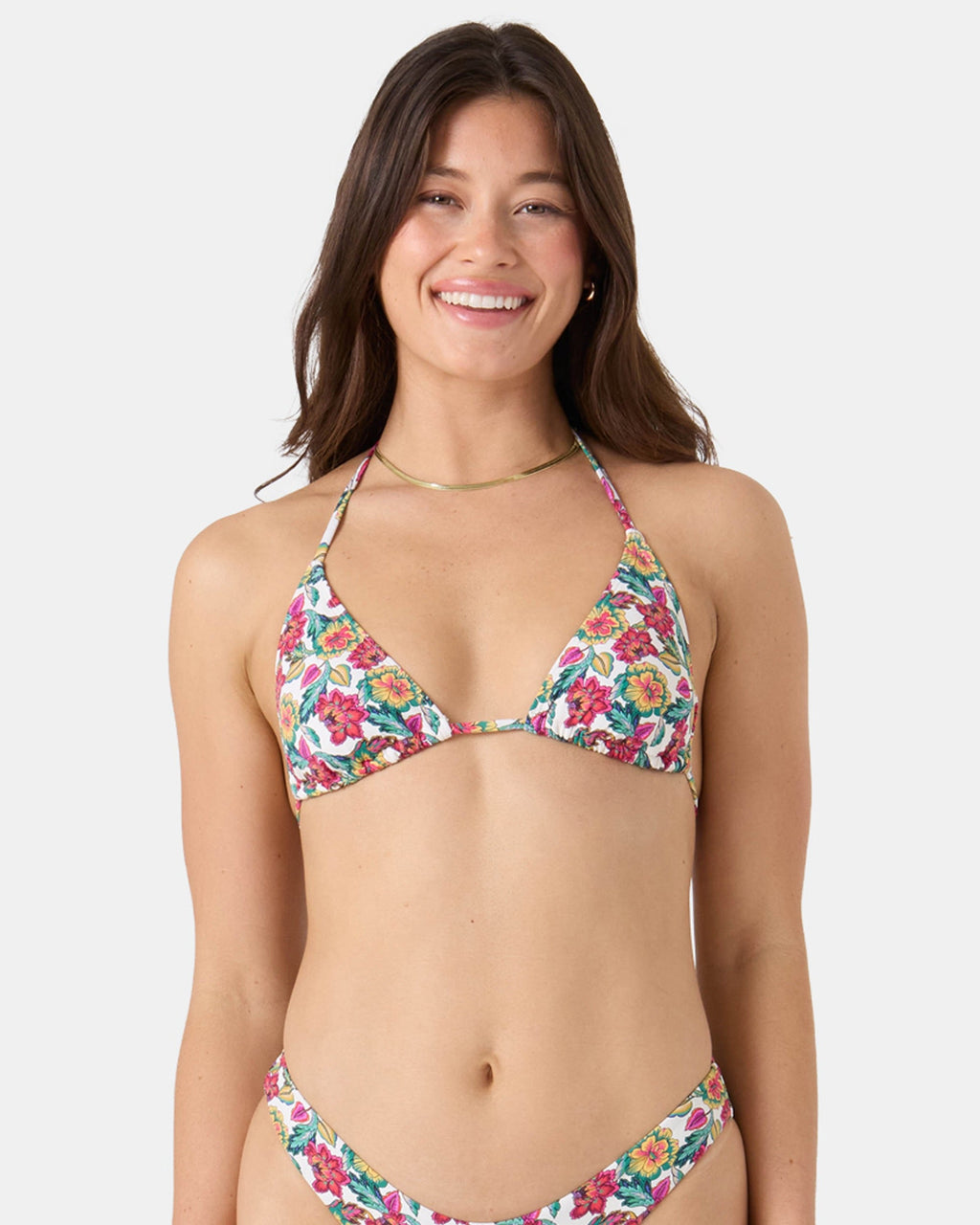 Beach Blossom Mini Tiki Triangle Bikini Top