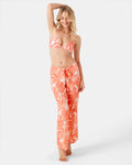 Palm Haze Tie Front Cover Up Pant