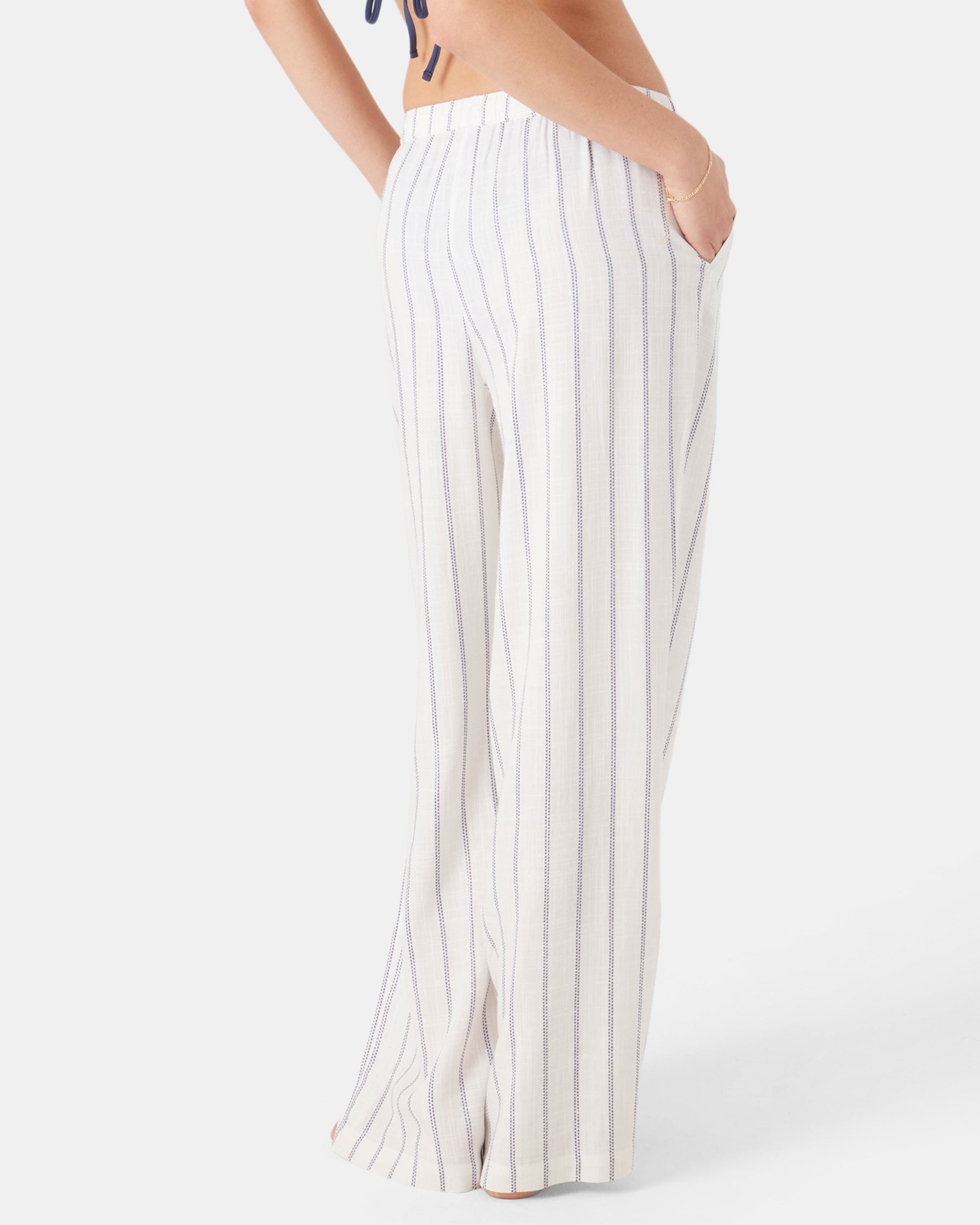After Surf Stripe Coverup Tulip Pant