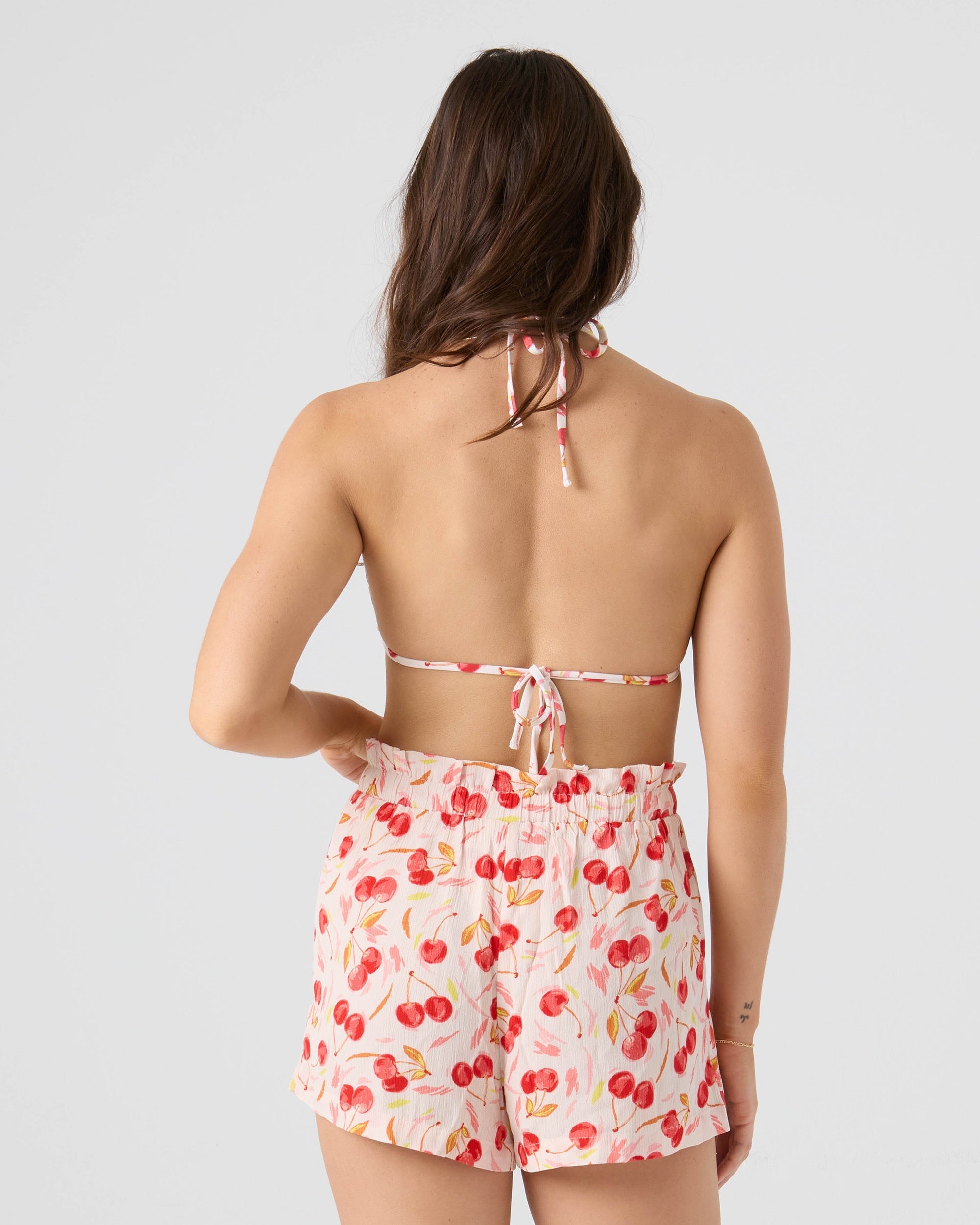 Cherry On Top Mini Tiki Triangle Bikini Top