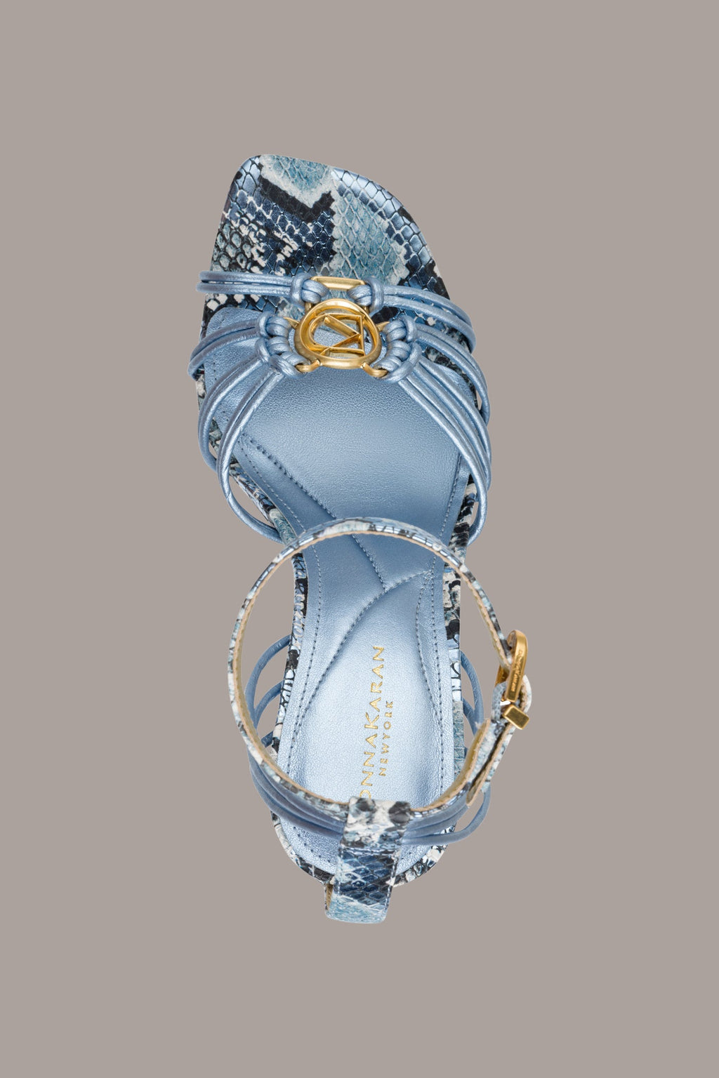 BRIELLE SNAKE-PRINT STILETTO SANDAL
