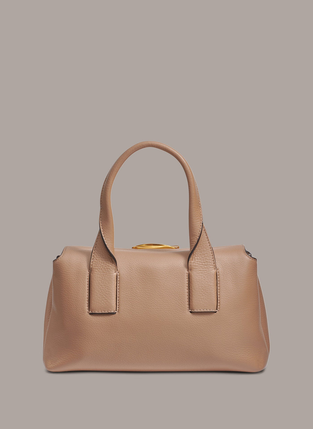AMAGANSETT LEATHER SATCHEL BAG