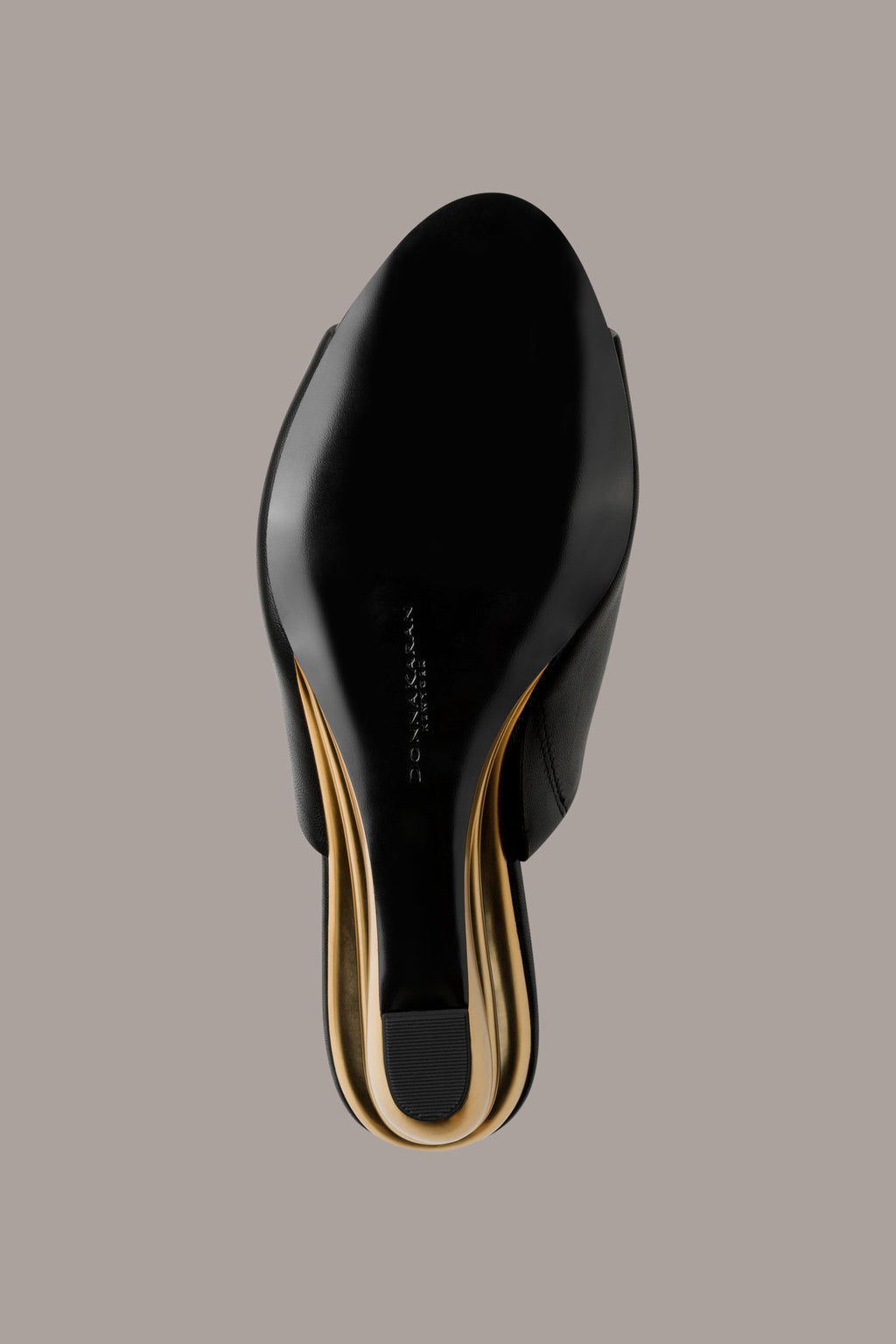 DONNA LEATHER WEDGE MULE SANDAL