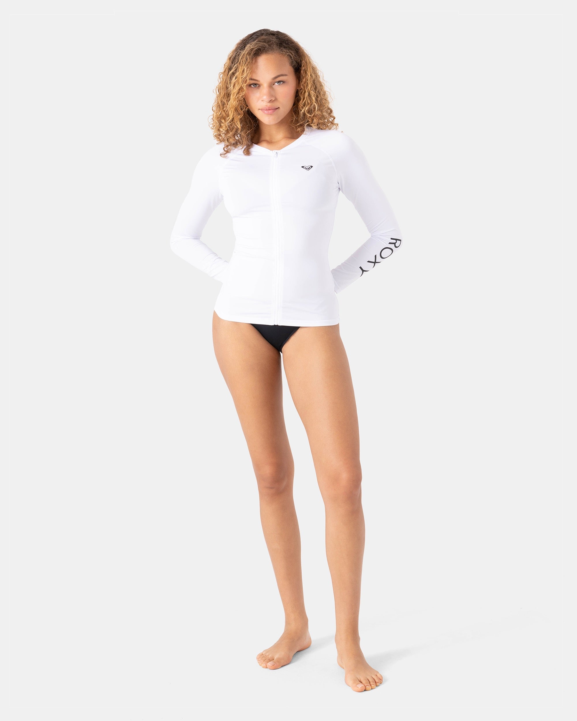 New Essentials Ls Zip Rashguard