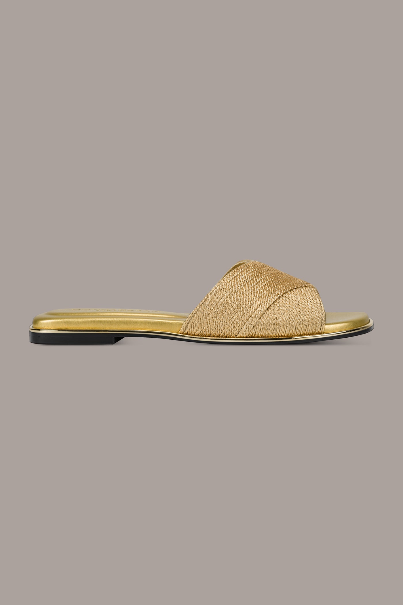 HARMONY WOVEN SLIDE SANDAL