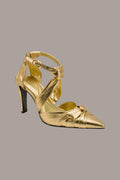 PHIA METALLIC STRAPPY PUMP