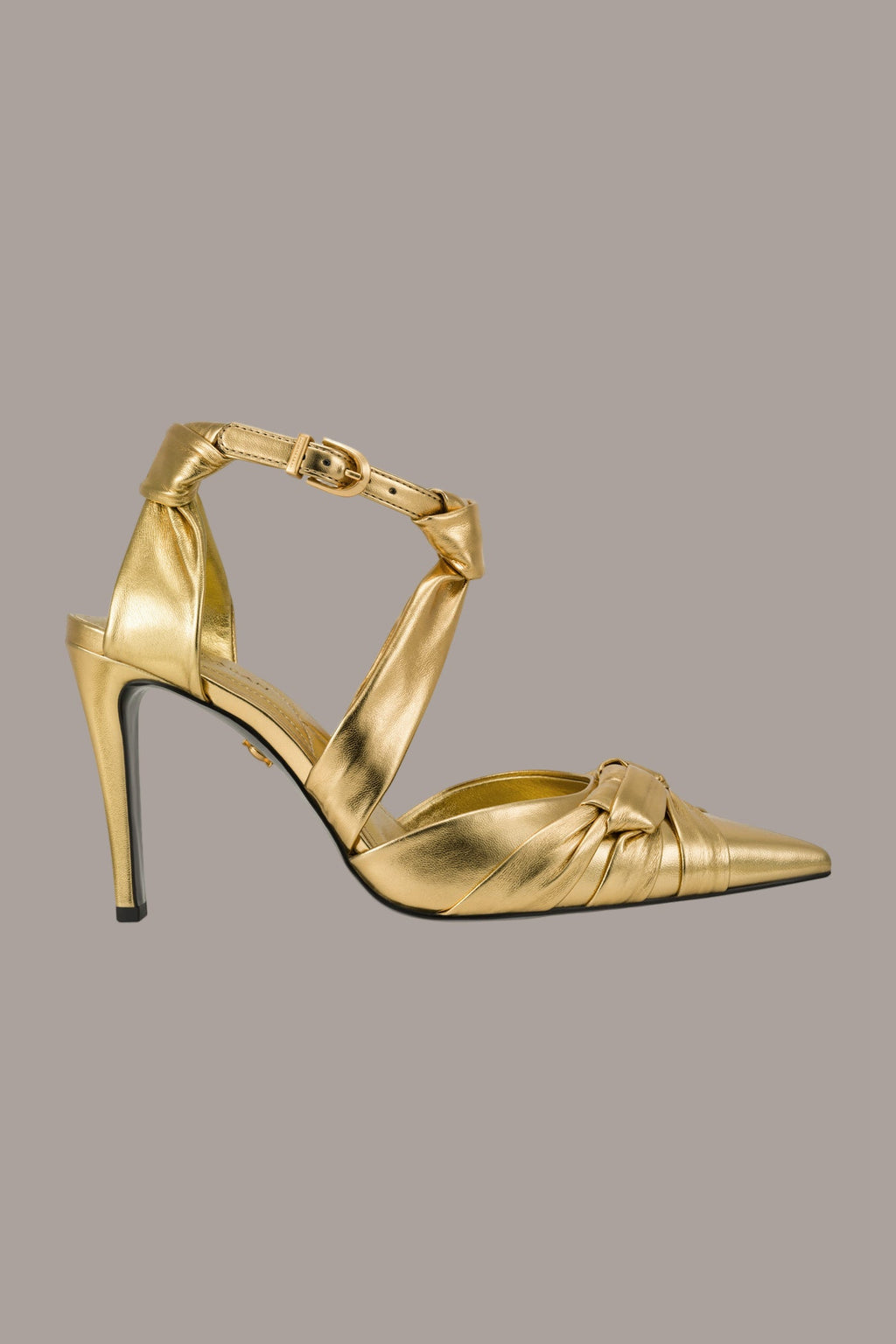 PHIA METALLIC STRAPPY PUMP