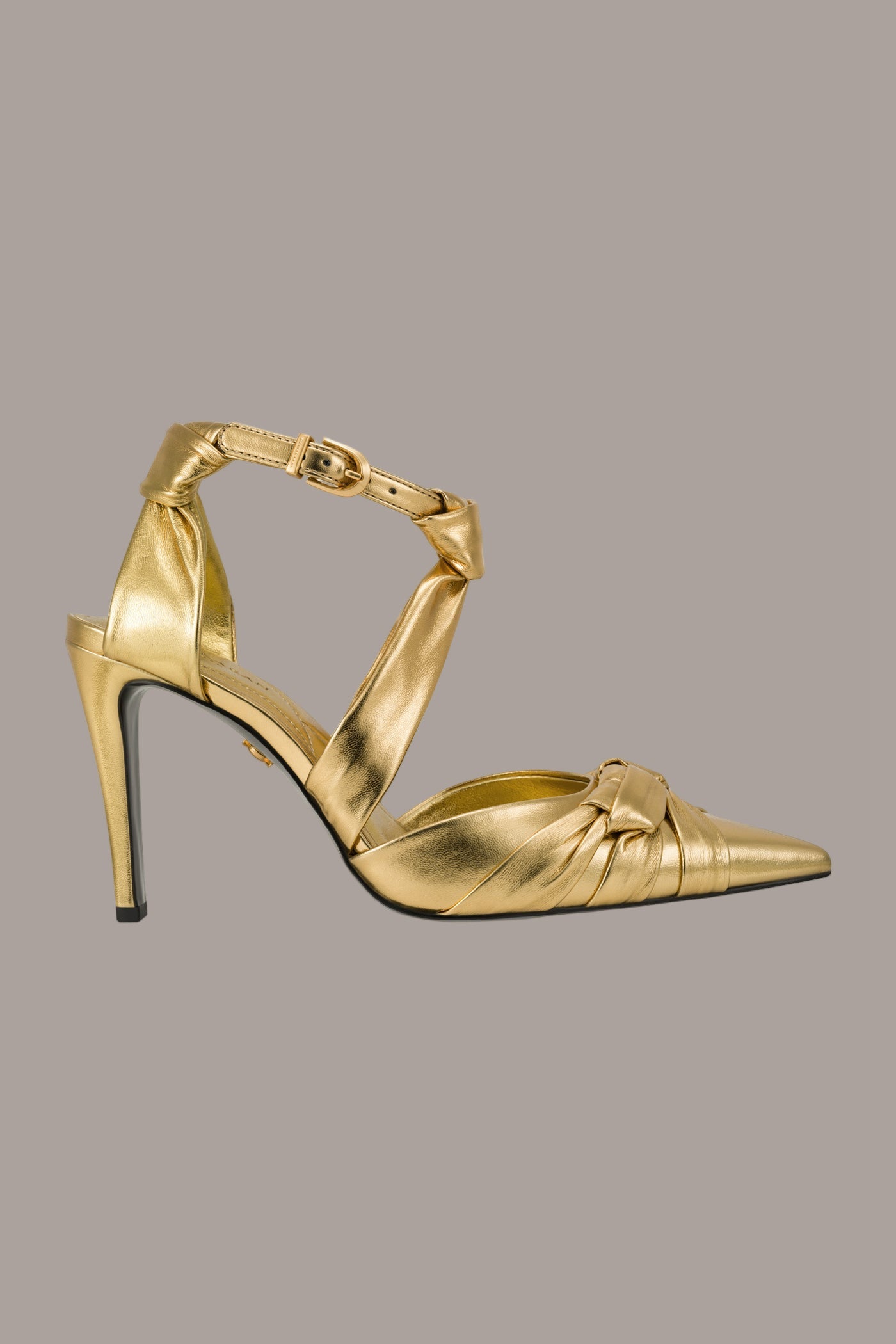 PHIA METALLIC STRAPPY PUMP