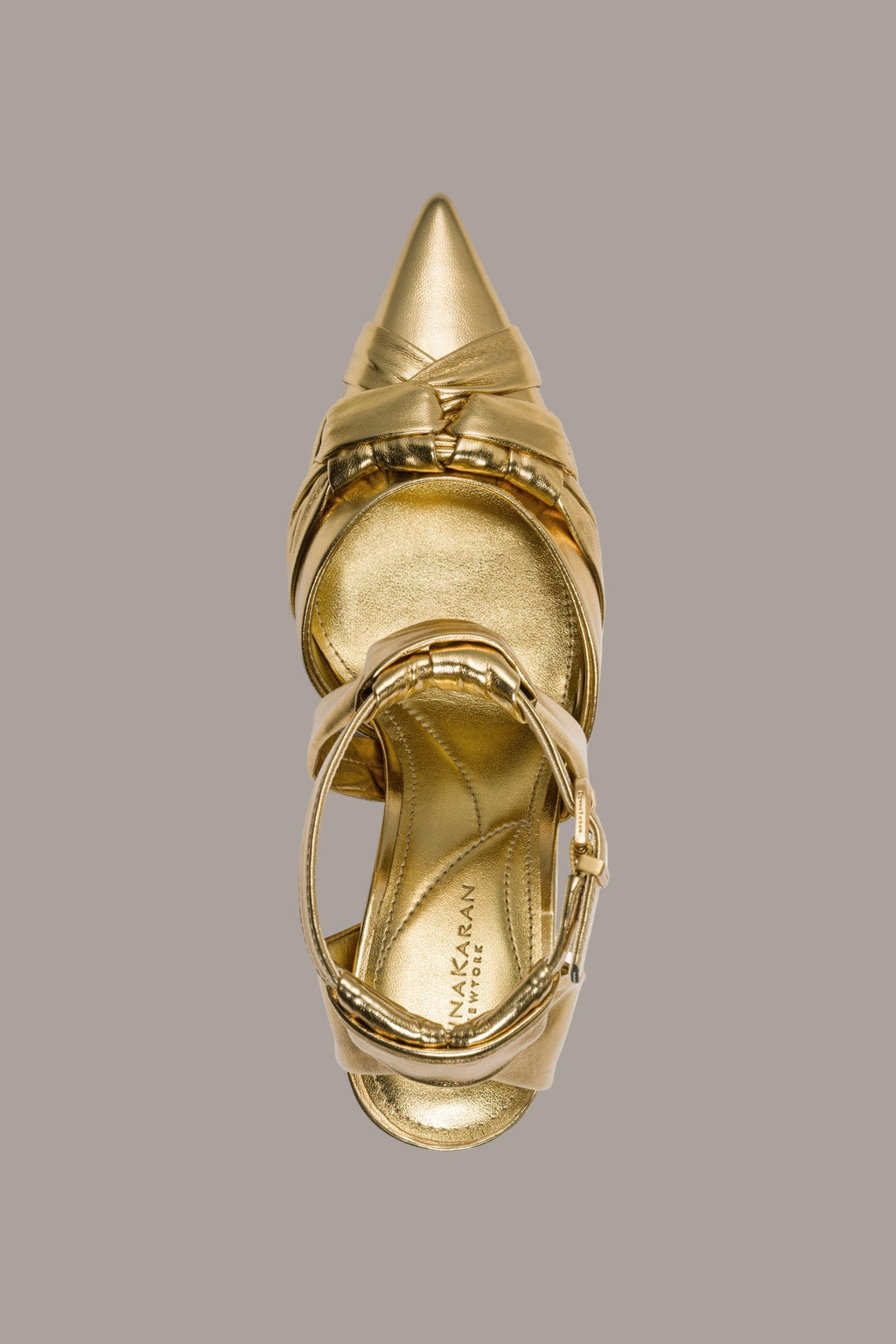 PHIA METALLIC STRAPPY PUMP