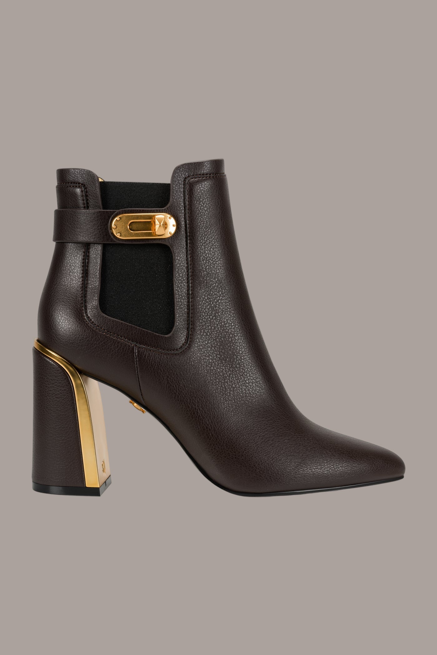 RAINE GOLD-TRIMMED CHELSEA BOOTIE