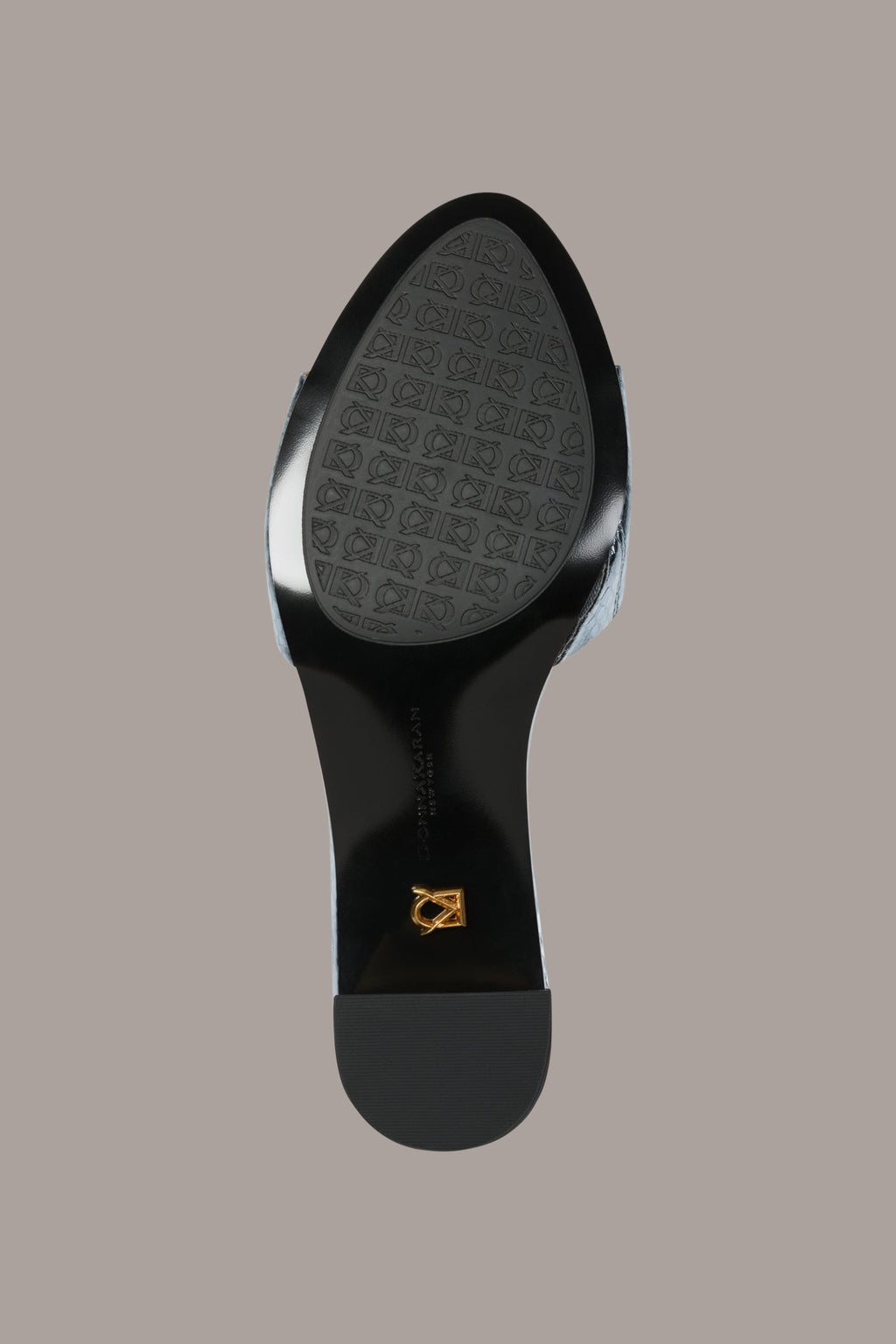 SANGRIA METALLIC SNAKE-PRINT MULE SANDAL