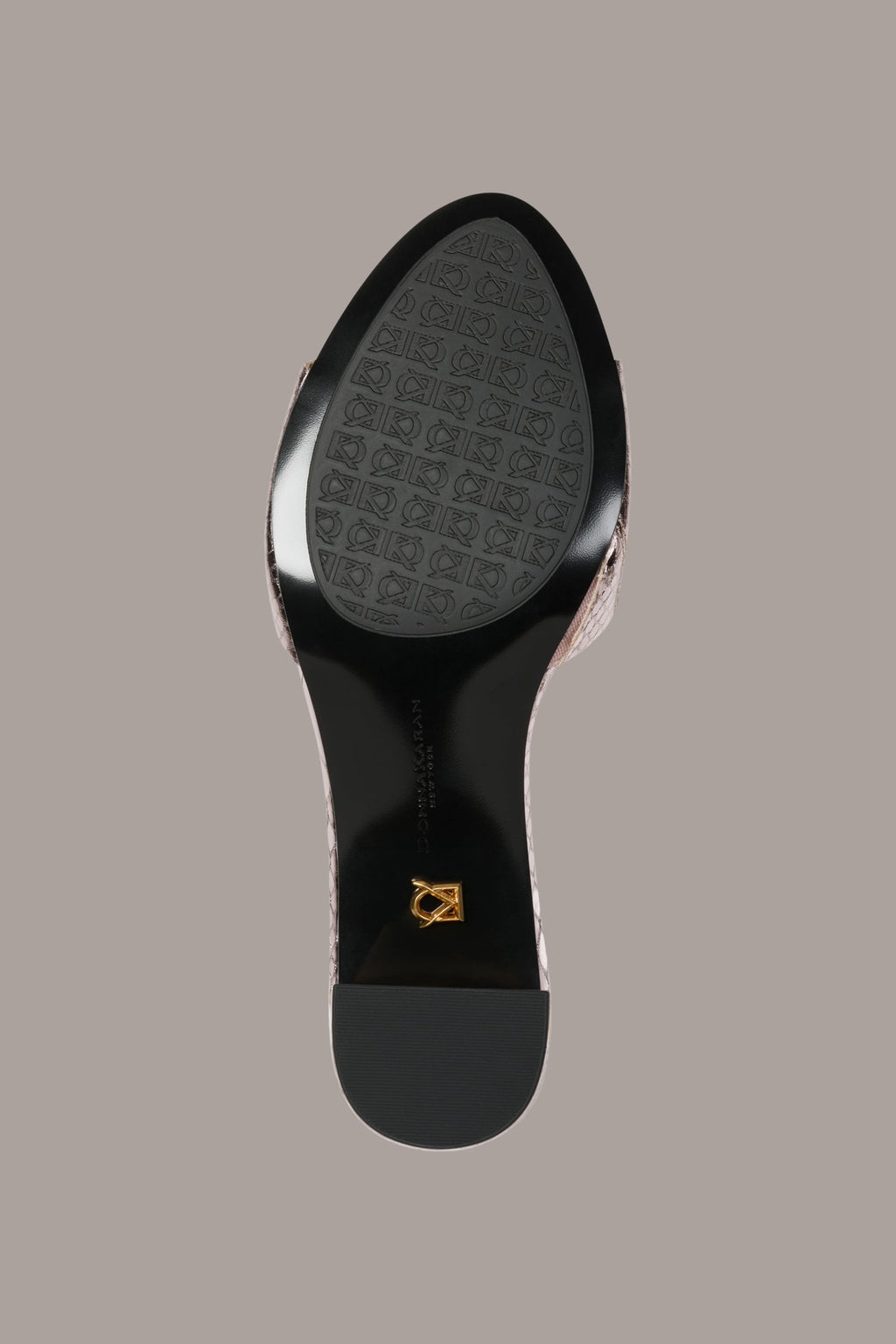 SANGRIA METALLIC SNAKE-PRINT MULE SANDAL