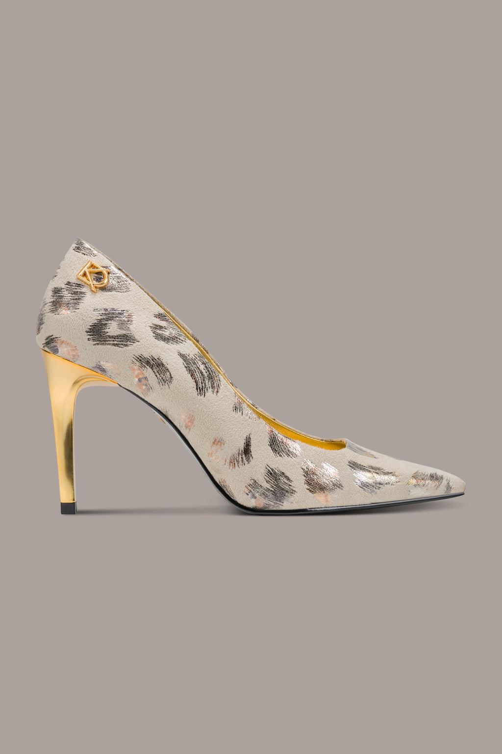SAVITA METALLIC LEOPARD HIGH PUMP