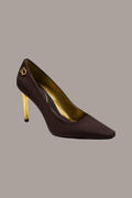 SAVITA LOGO-EMBELLISHED HIGH PUMP