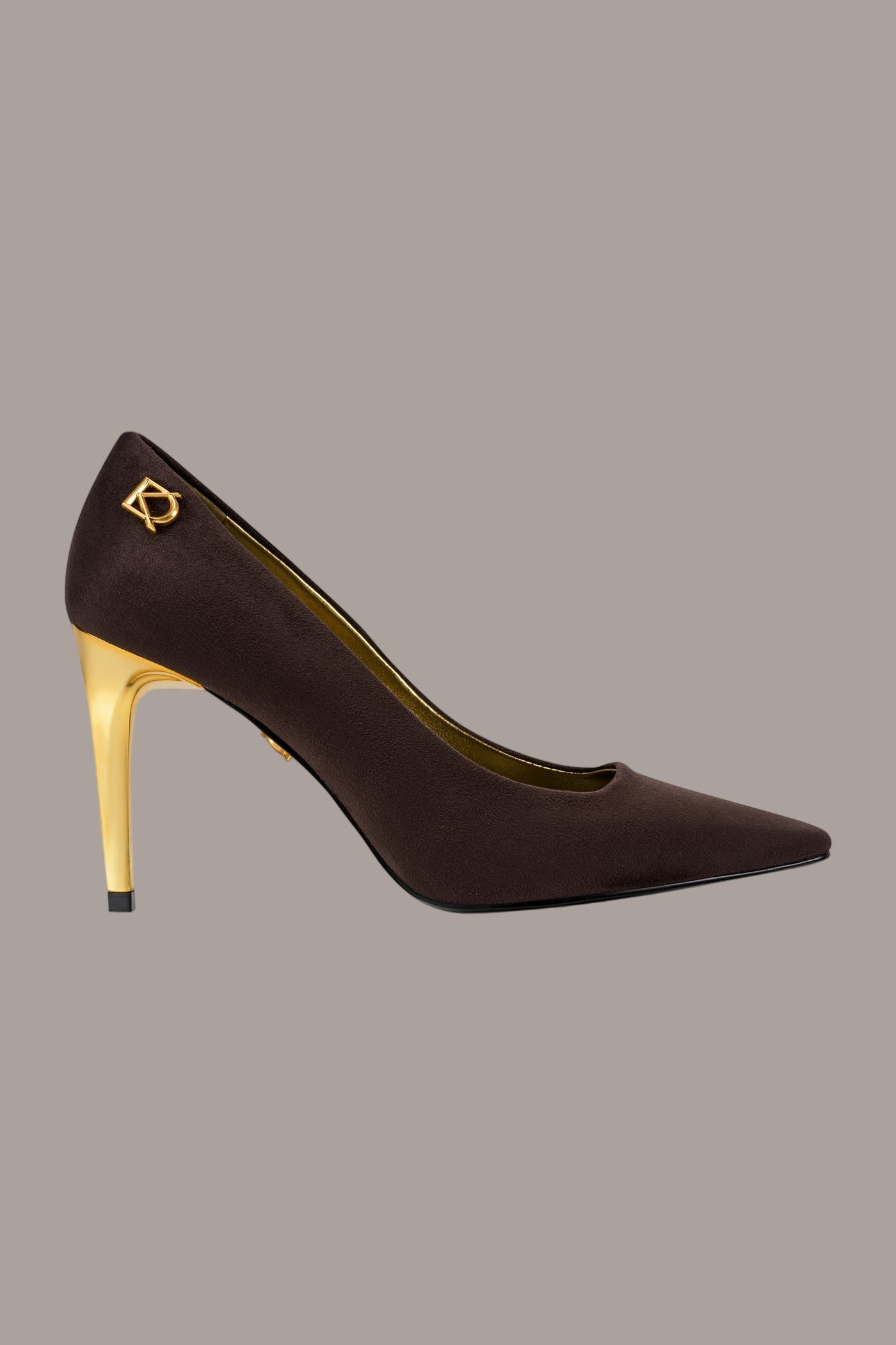 SAVITA LOGO-EMBELLISHED HIGH PUMP