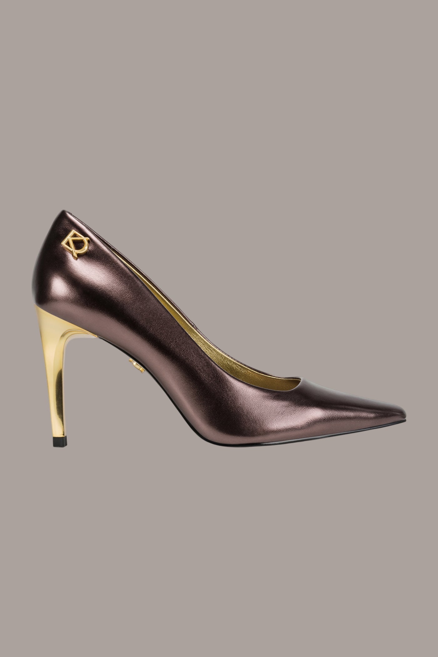 SAVITA LOGO-EMBELLISHED HIGH PUMP