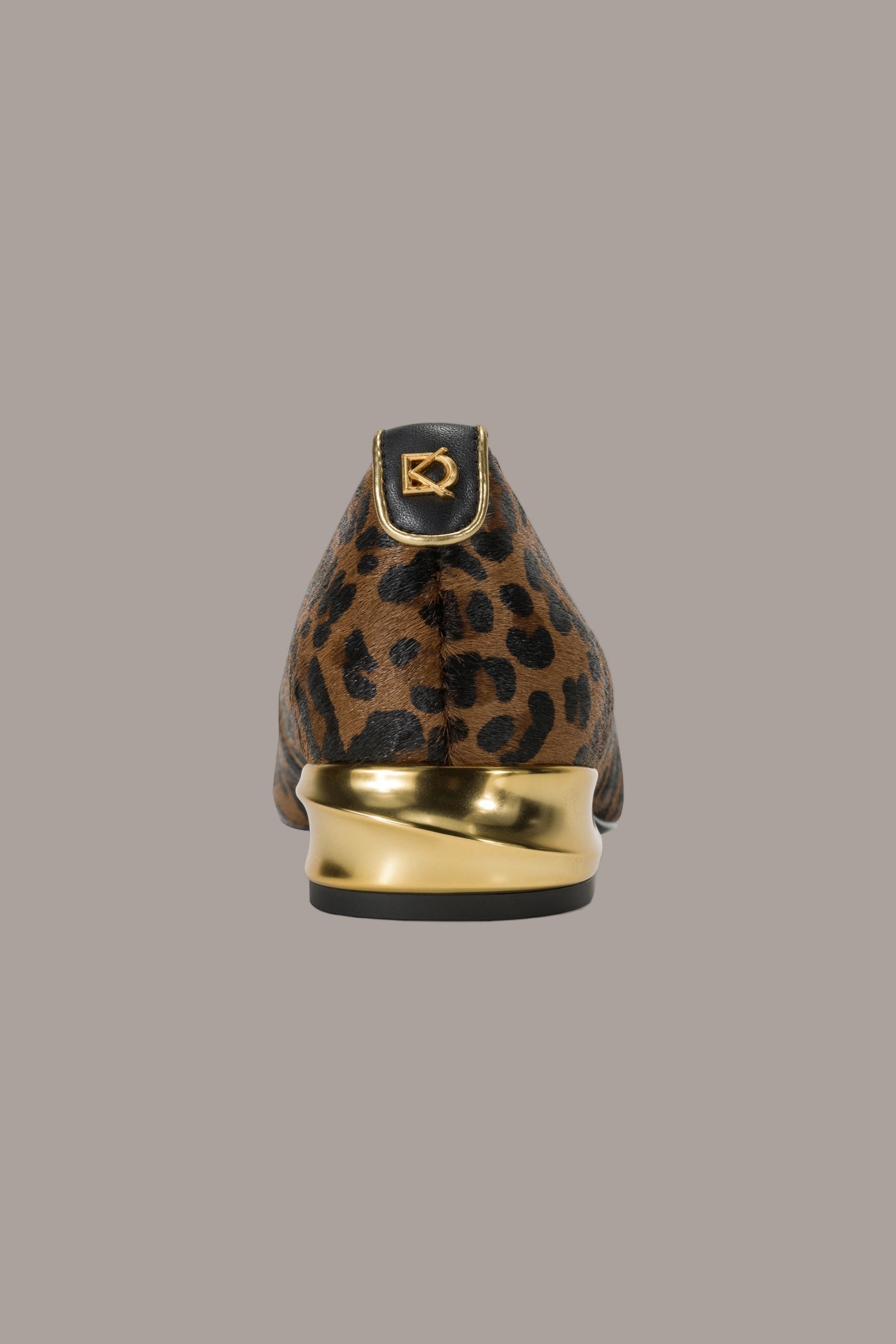 SAVITA LEOPARD-PRINT CALF HAIR FLAT