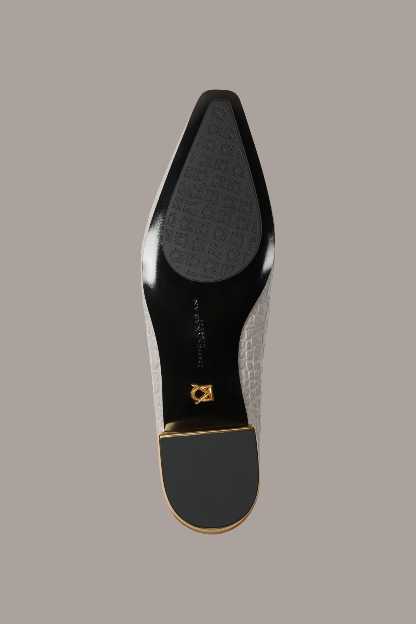 SAVITA CROC-EFFECT FLAT