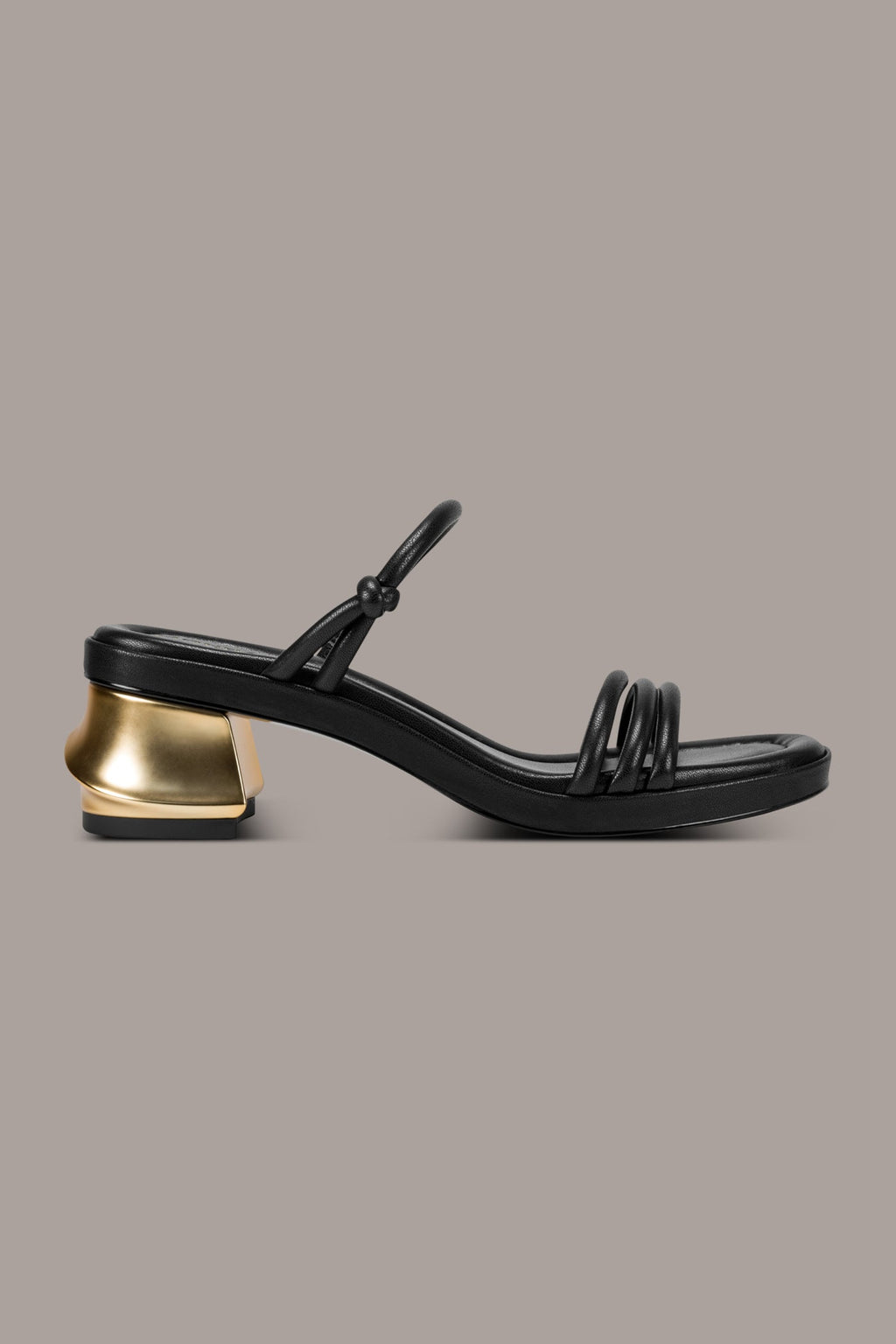 TAFETA MULE SANDAL