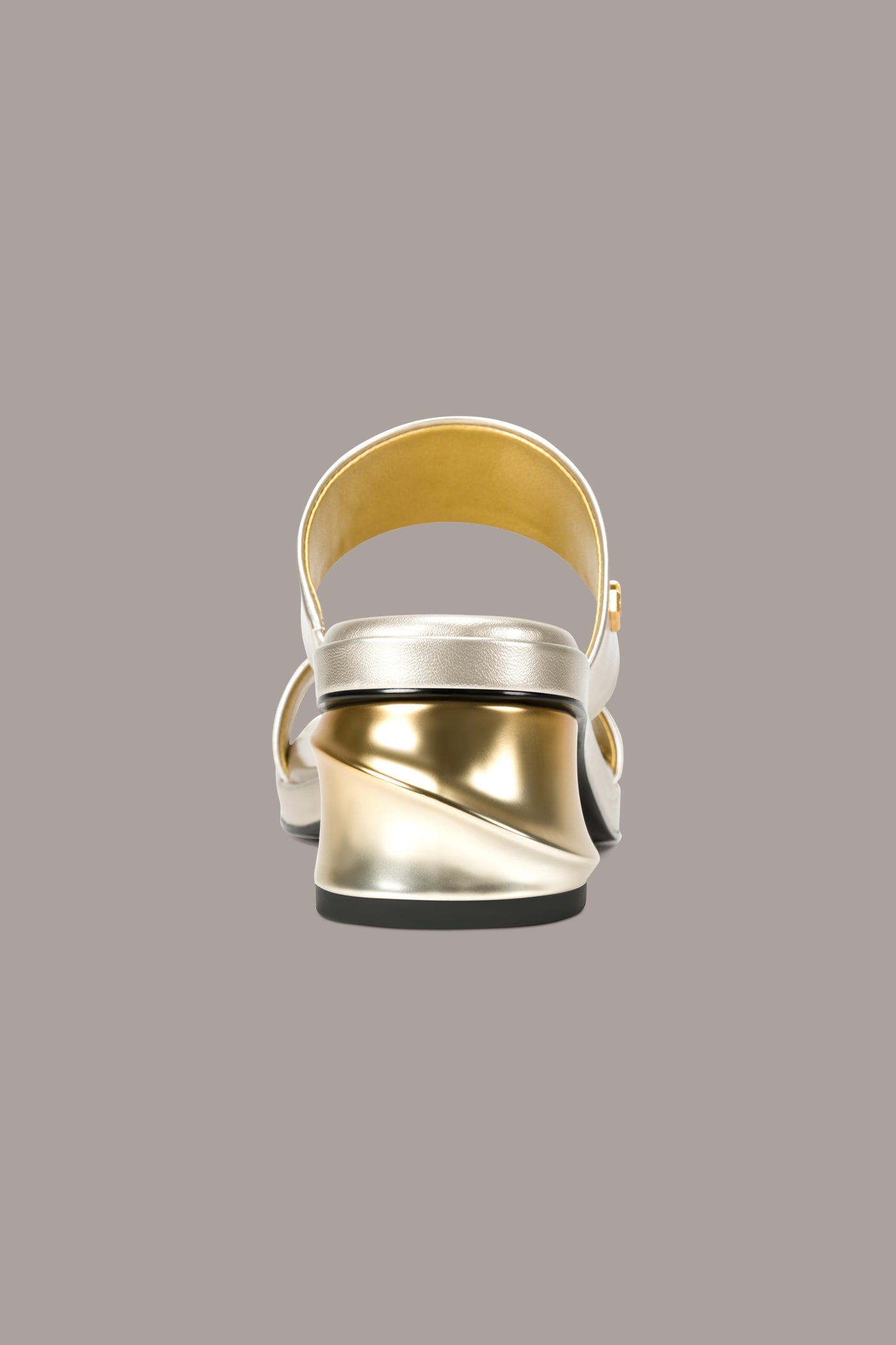 TEAGAN METALLIC MULE SANDAL
